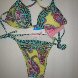 Cia.Maritima 2 Pc Swimsuit  Xs fits as 32 B